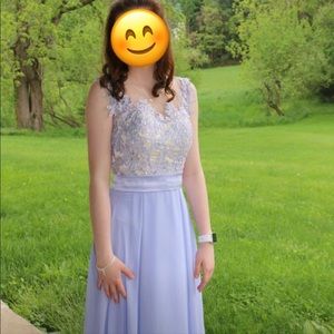 Lavender Prom Dress